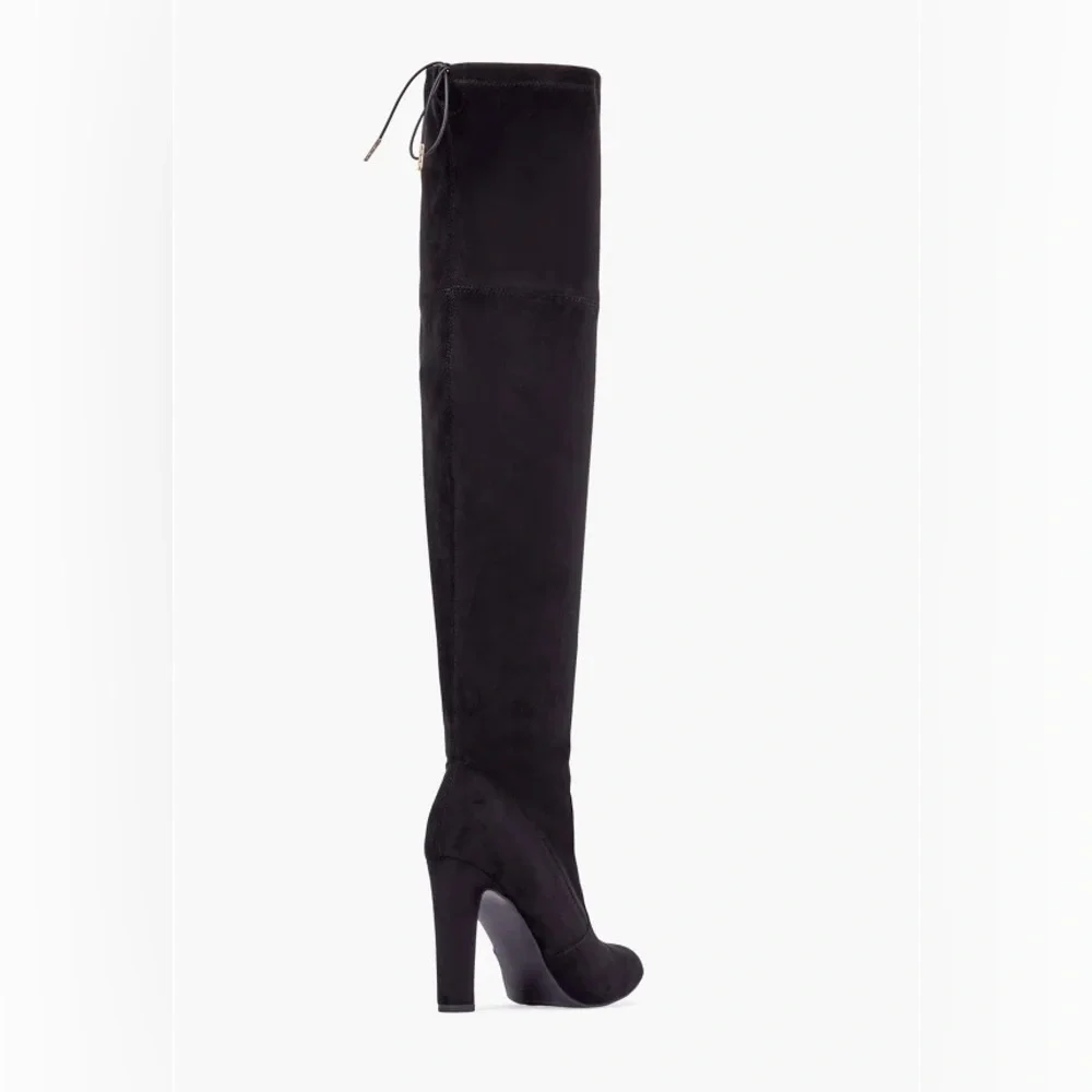 Black Thigh High Boots NEW!